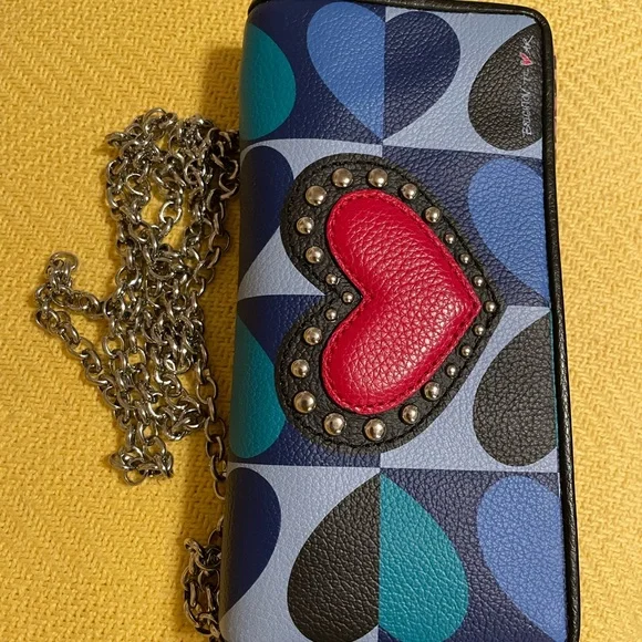 Brighton Fashionista Colorful Heart-Embellished Women's Bag